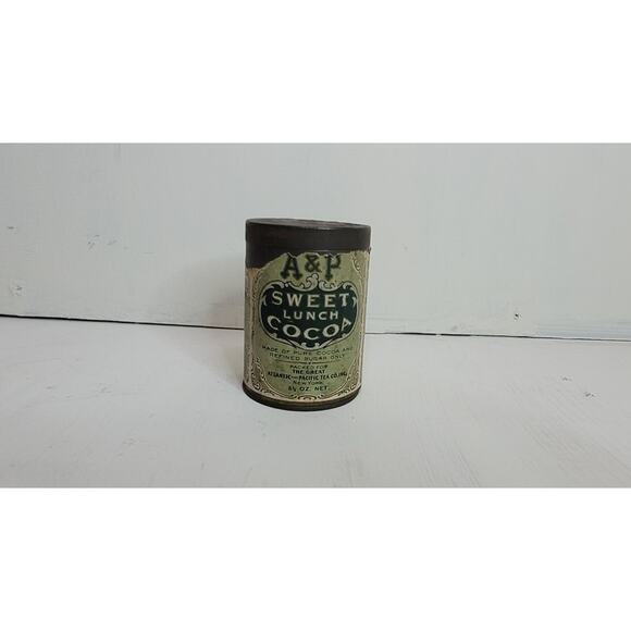 Vintage Sweet Lunch Cocoa Empty Can by A&P Co - Picture 1 of 4